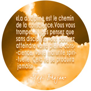 PAS DE MATURITE SPIRITUELLE SANS DISCIPLINE